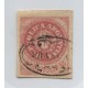 ARGENTINA 1862 GJ 10 ESCUDITO ESTAMPILLA CON MATASELLO MENSAJERIA DE LA UNION AGENCIA VICTORIA ENTRE RIOS GJ MSJ 13 ( U$ 2500 PRECIO PARA CARTA ) RARISIMA Y HERMOSA PIEZA